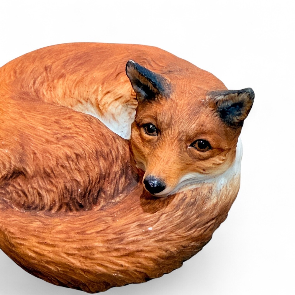 Aynsley & Country Artists Red Fox Figurines‎ Set Vintage Porcelain Resin Decor - Picture 7 of 16